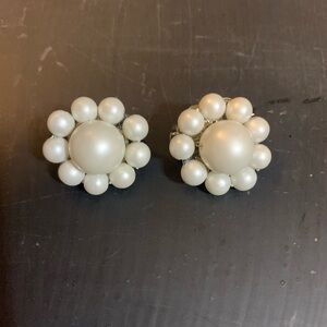 Vintage 1950s clip on earrings